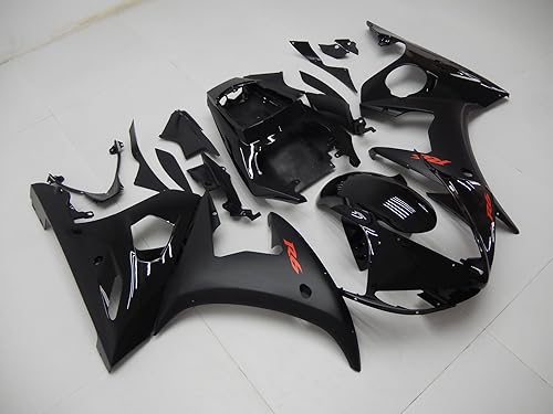 Miniatura 3 de NT FAIRING Calcomanías rojas de carenado de inyección negro para Yamaha YZF 2003-2005 R6 y 2006-2009 R6S nuevo kit pintado ABS plástico motocicleta