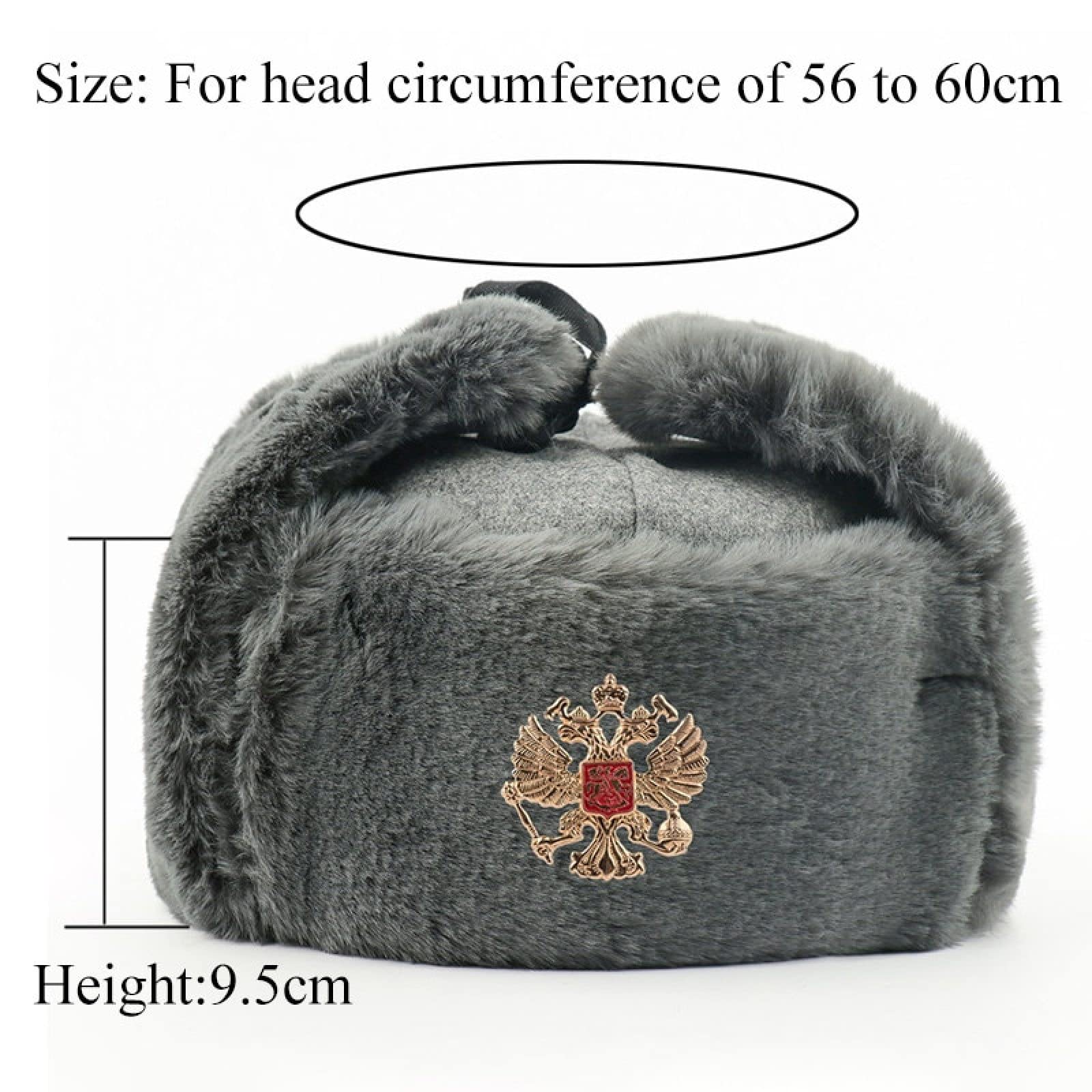 DEPILA Russian Hat Soviet Army Military Badge Russia Ushanka Pilot