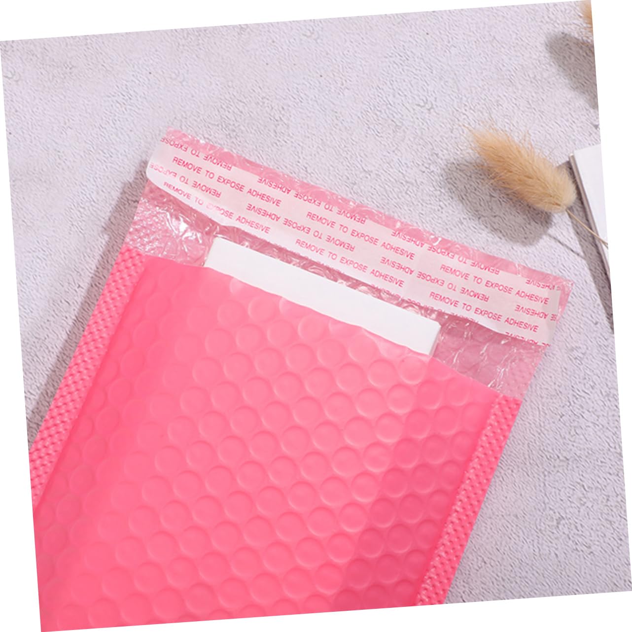 100 Stück Rosa Luftpolsterversandtaschen aus Pe mit Exzellentem Abdichtungseffekt und Hoher Klebkraft für Sicheren Versand und Schutz Ihrer Waren