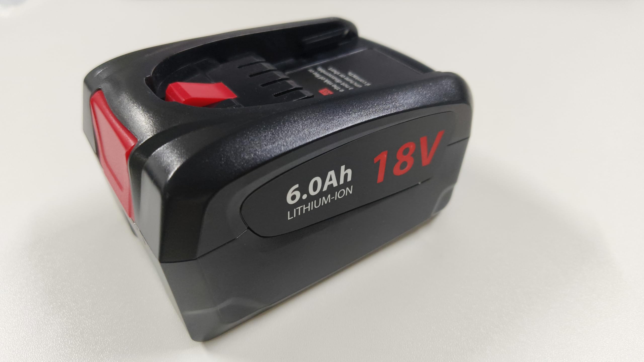 18V 6.0Ah Replacement Battery for Bosch Battery 18V PBA PSB PSR, Compatible with all Bosch 18V System, Fit for AL 1830 AL1810 CV, AL 1880 CV, AL1815 CV