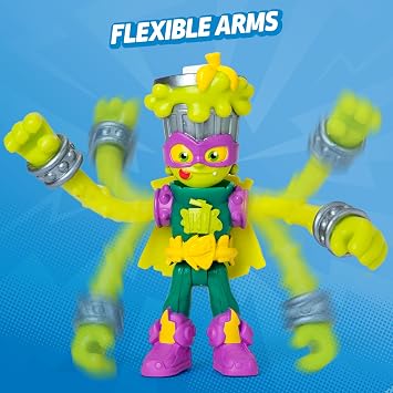 SUPERTHINGS KAZOOM POWER – Kazoom Kids. Articulated Trasher action figure from the animated series “Superthings Kazoom Power”. Contains 1 Kazoom Kid, 1 exclusive Superthings, 1 accessory.