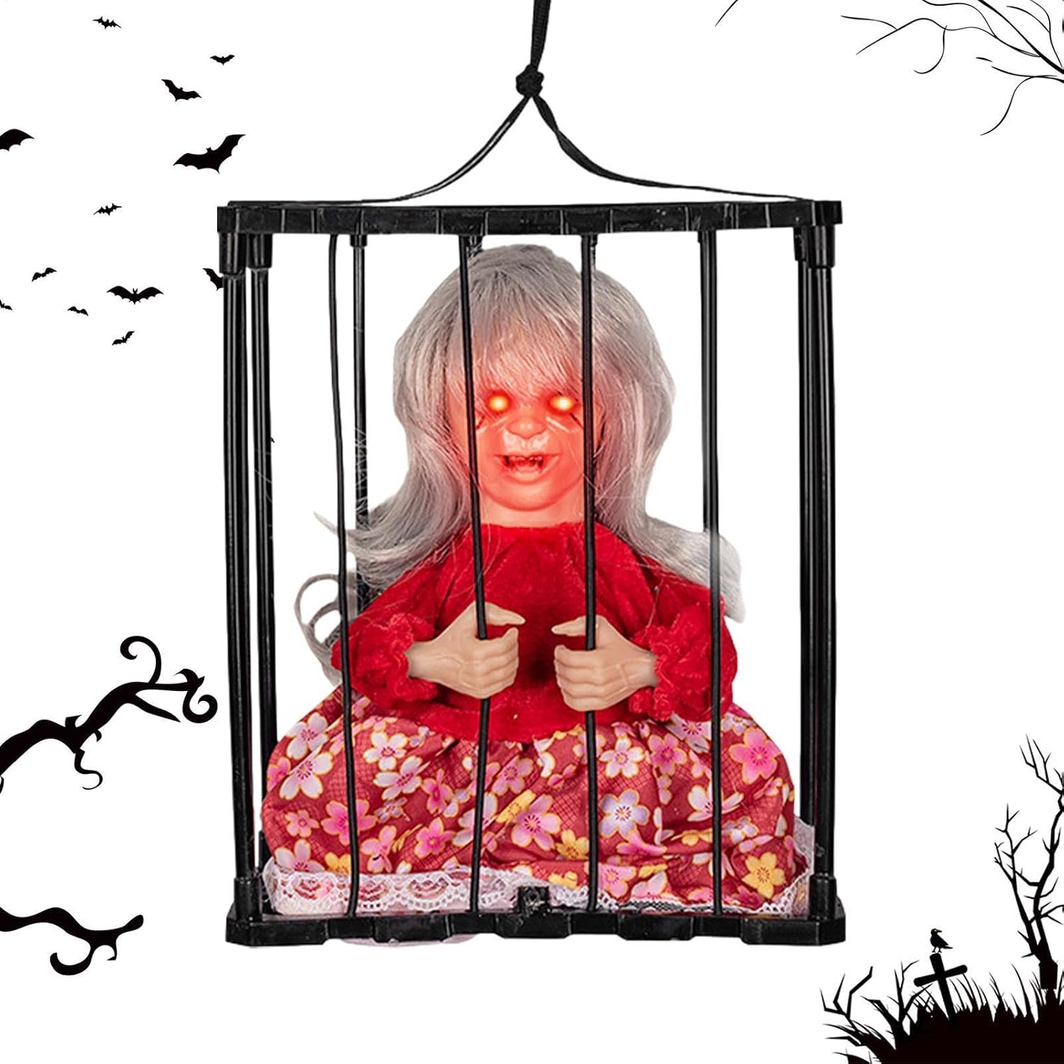 Prisoner Halloween Decorations Motion Sensor Light Sensor