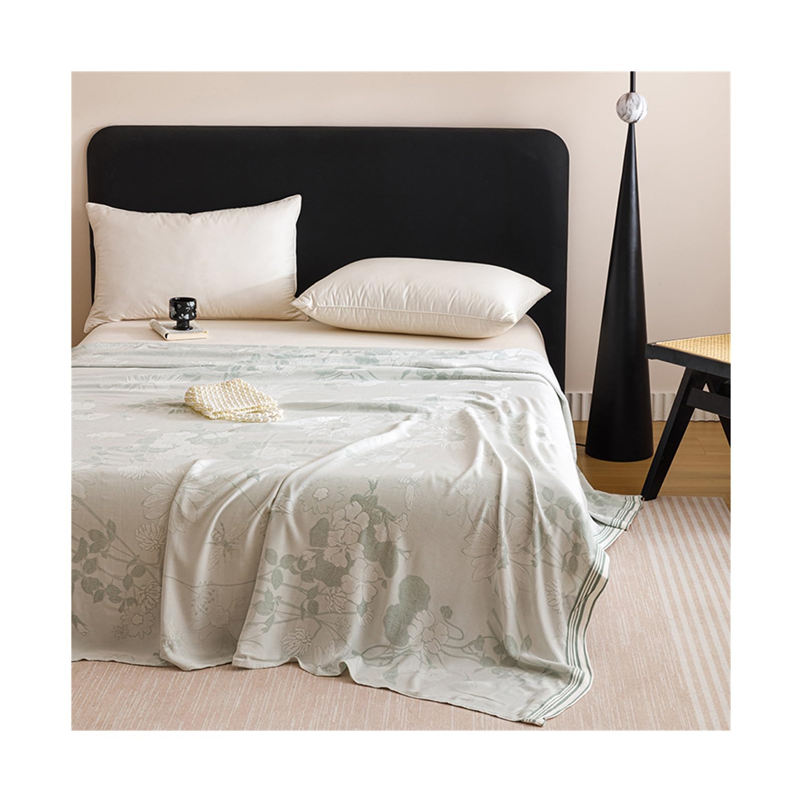 Edredón refrescante fibra bambú premium manta de verano multicolor grande 200x230cm