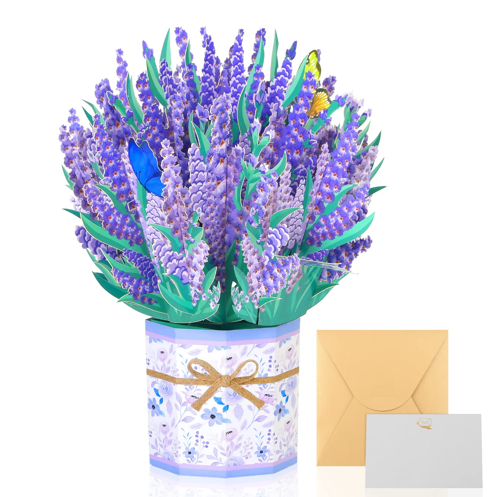 Pop-Up 3D Card Lavender