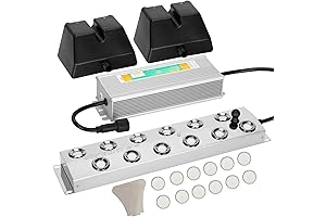 Upgraded Ultrasonic Fogger 12 Head, Powerful Mist Maker with Replacement Atomizer Heads