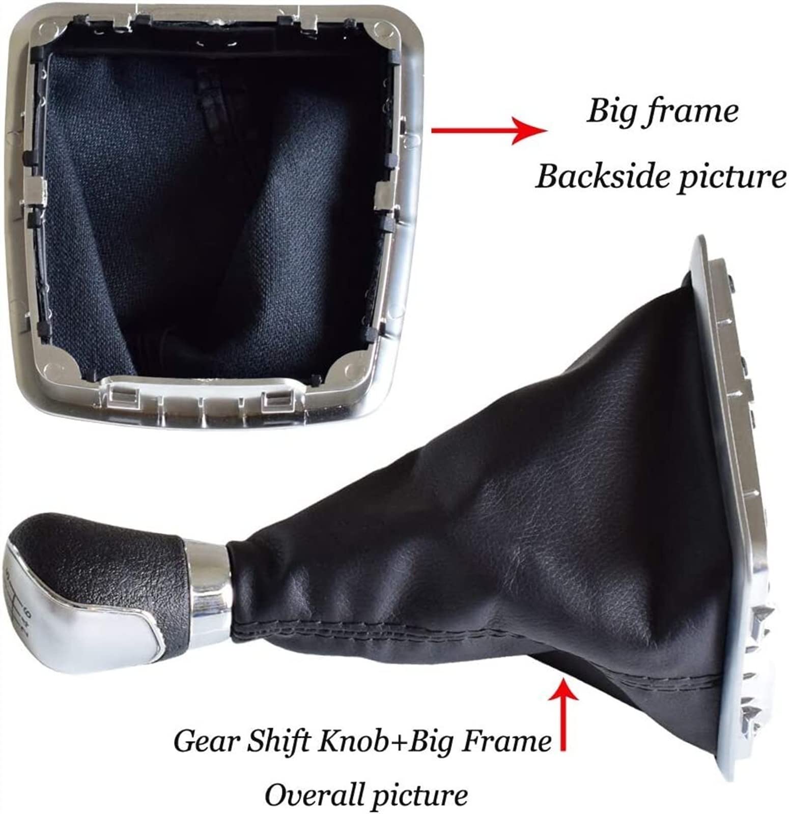 Schaltknauf Für Ford Focus 2 C-MAX | 5-Gang Schaltsack Schwarz | 2006-2011