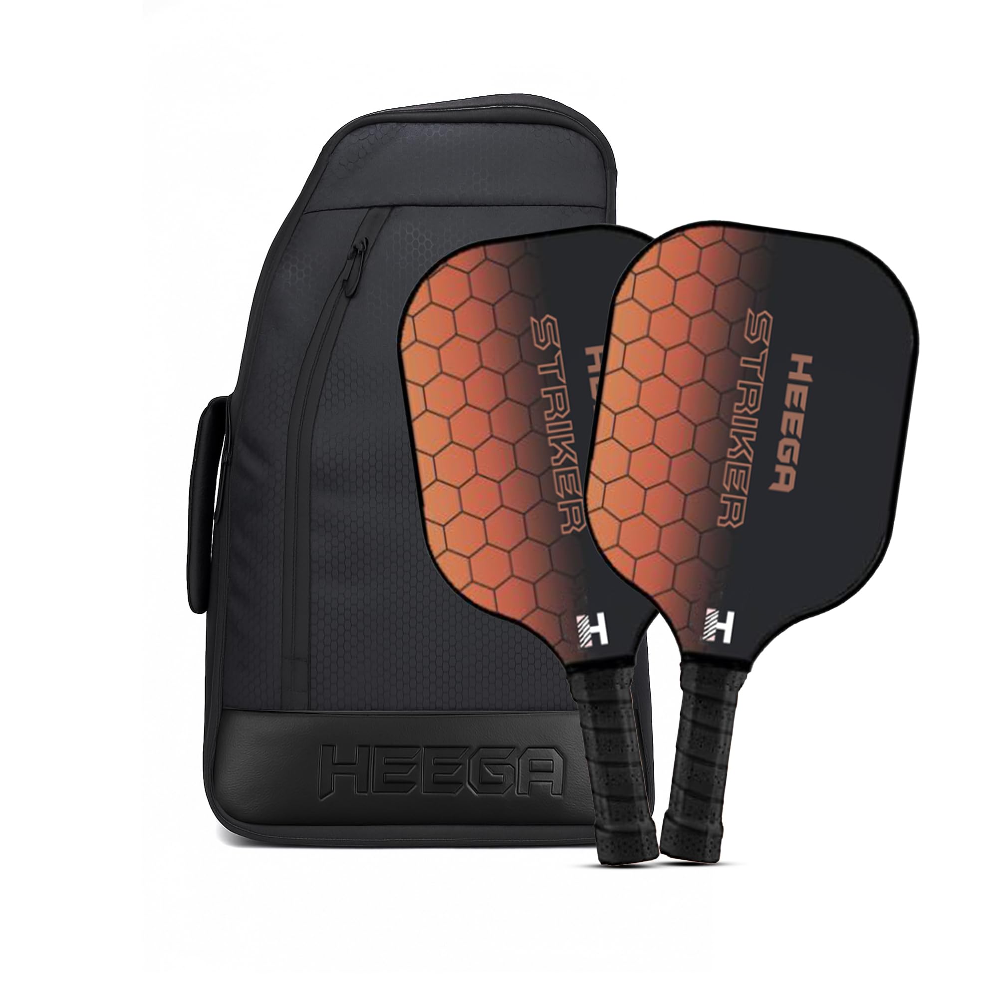 Heega Striker Pickleball Paddle – USAPA Approved Carbon Fiber Pickle Ball Rackets for Pros, Lightweight Graphite & Carbon Fiber Paddles - Pack of 2-image-39