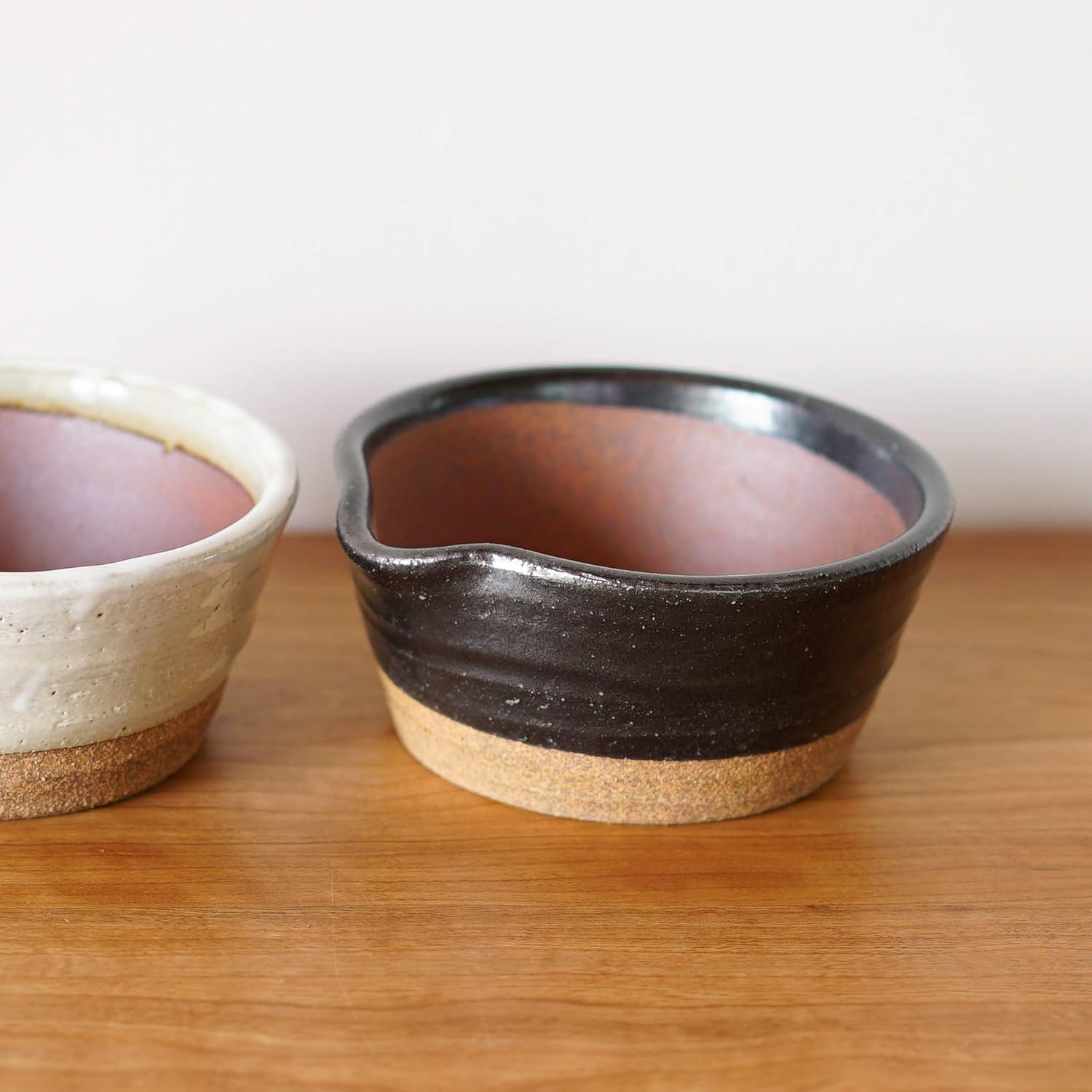 Kitchen Studio Panda Shokudo, Heat Resistant, Ceramic Board, With Cork Pot Mat, Black 9100-0110