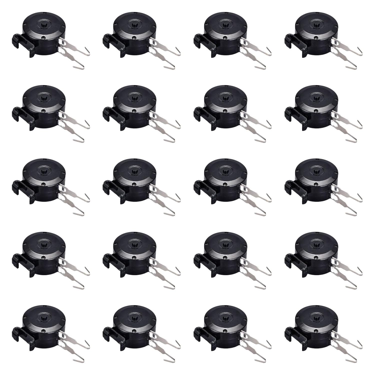 20 Pieces Digital Machine Wire Holder for Hair Professionals, Black B