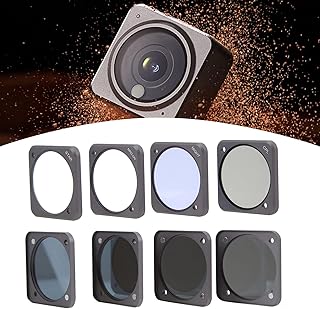 Conjunto de 8 filtros ND de lentes com Star UV CPL ND16 ND32 ND64 para câmera DJI Action 2, conjunto de filtros de lente de câmera, combo de filtros multirevestidos, lentes de câmera com caixa de armazenamento