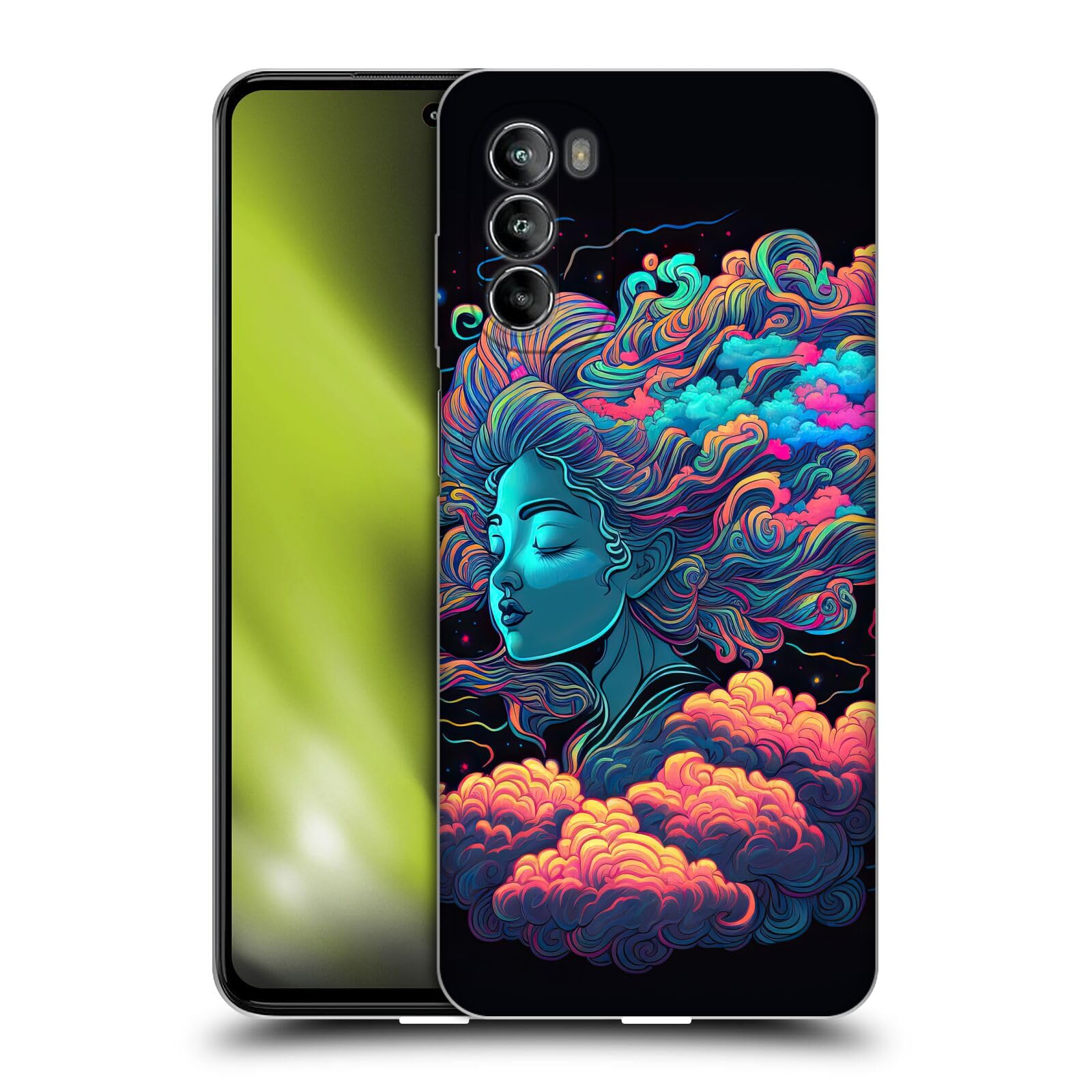 Head Case Designs Officially Licensed Wumples Cloud Goddess Aphrodite Cosmic Arts Soft Gel Case Compatible with Motorola Moto G82 5G