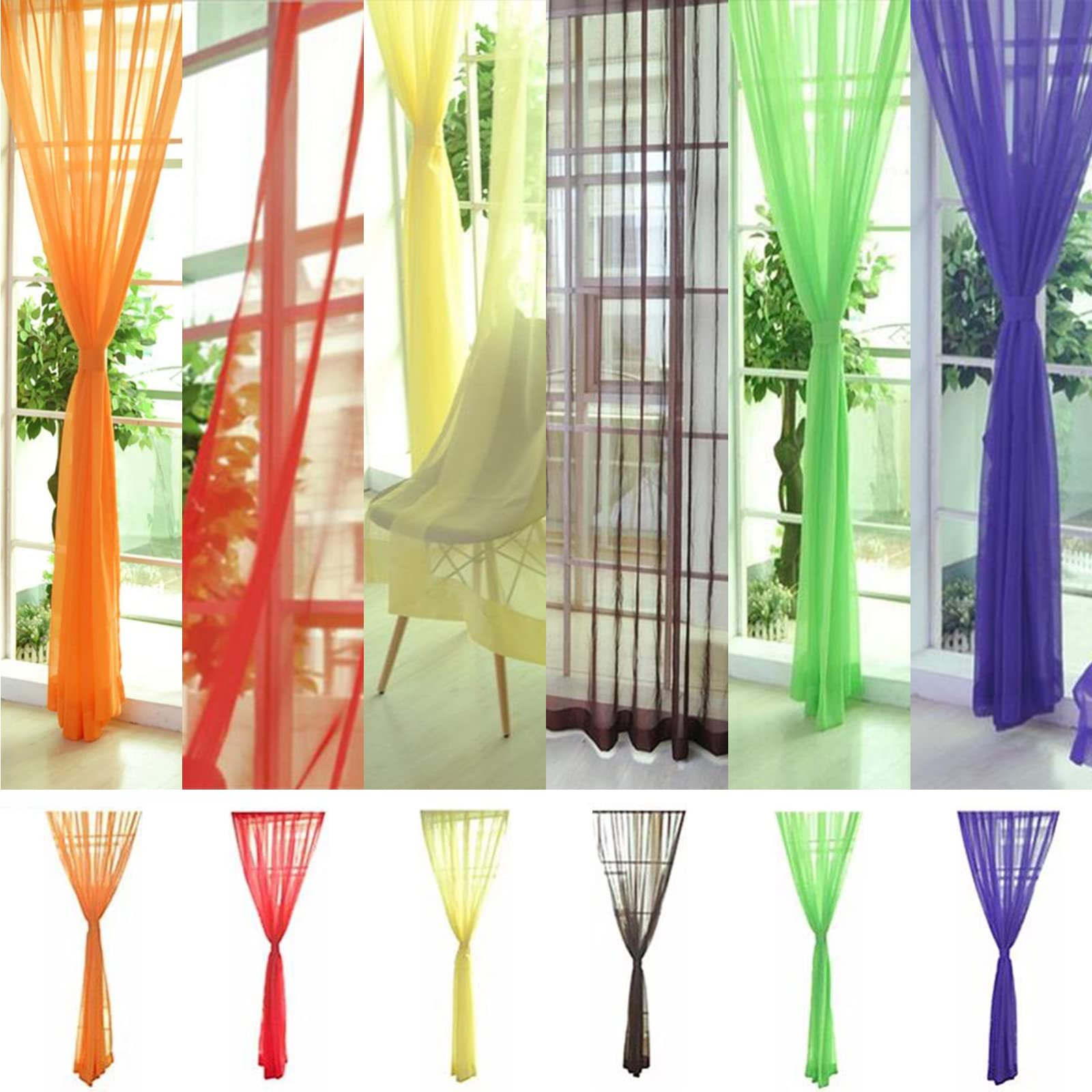 Washable Engineering Transparent Balcony Bedroom Finished Window Screen