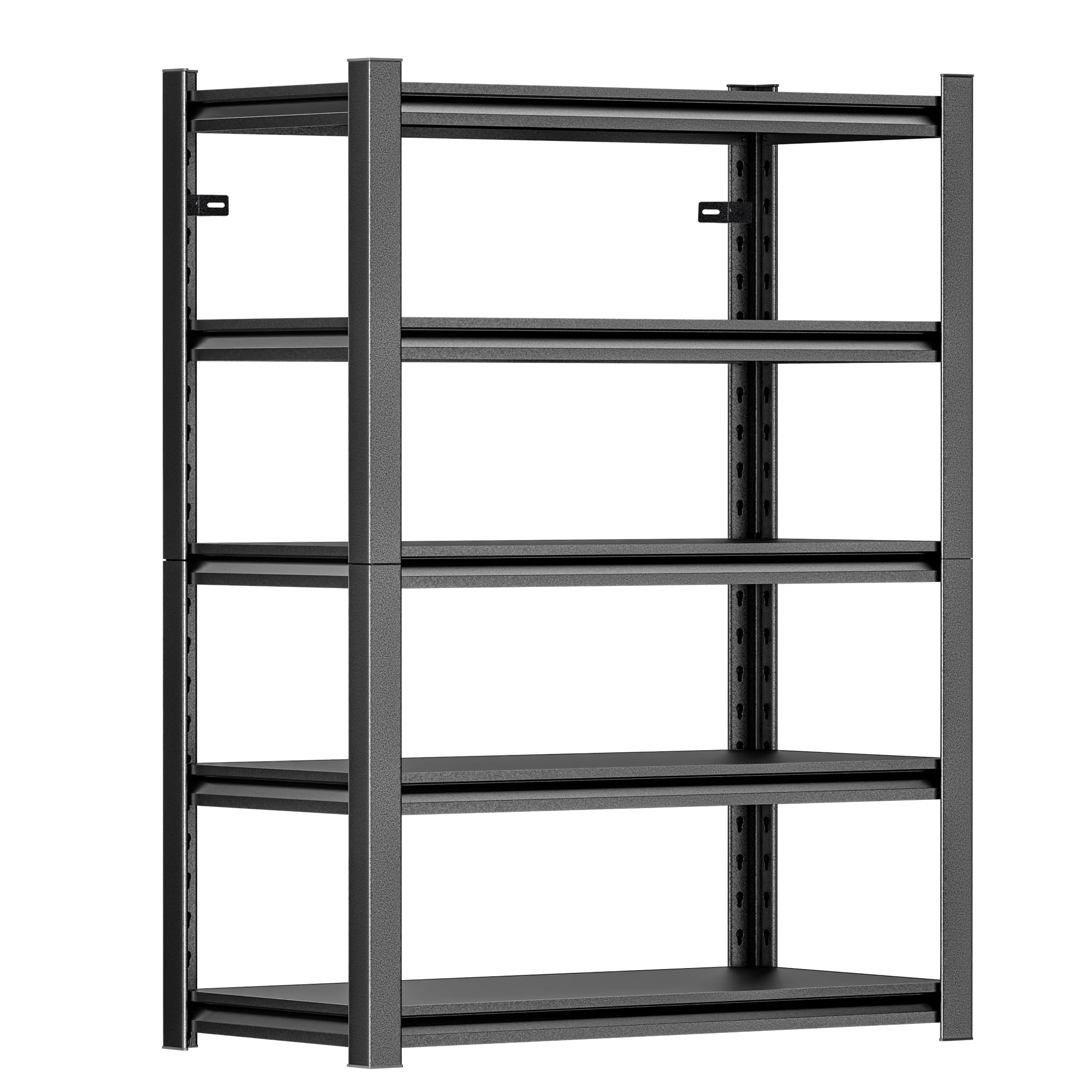 Hzdbhd Heavy Duty Garage Shelving Unit, 72" H 2000 LBS Metal Storage Shelves, 5 Tier Adjustable Shelving Units for Organization, Heavy Duty Garage