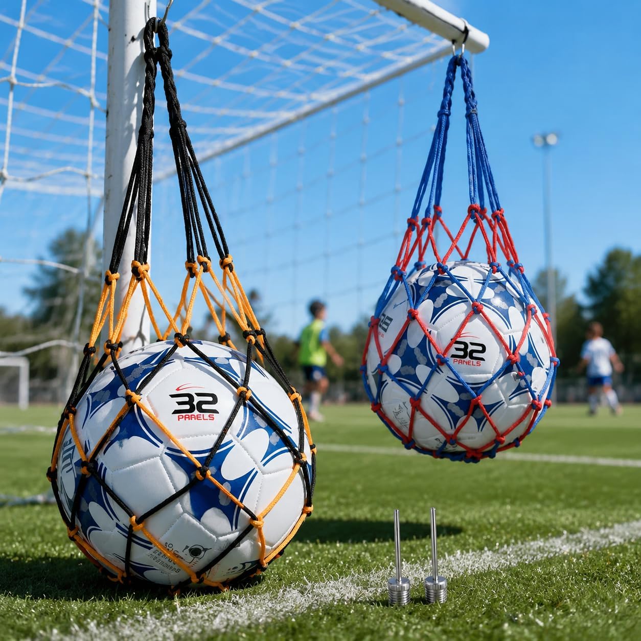 Bolsa para Balón Portátil con Agujas Inflables, Baloncesto Voleibol Playa