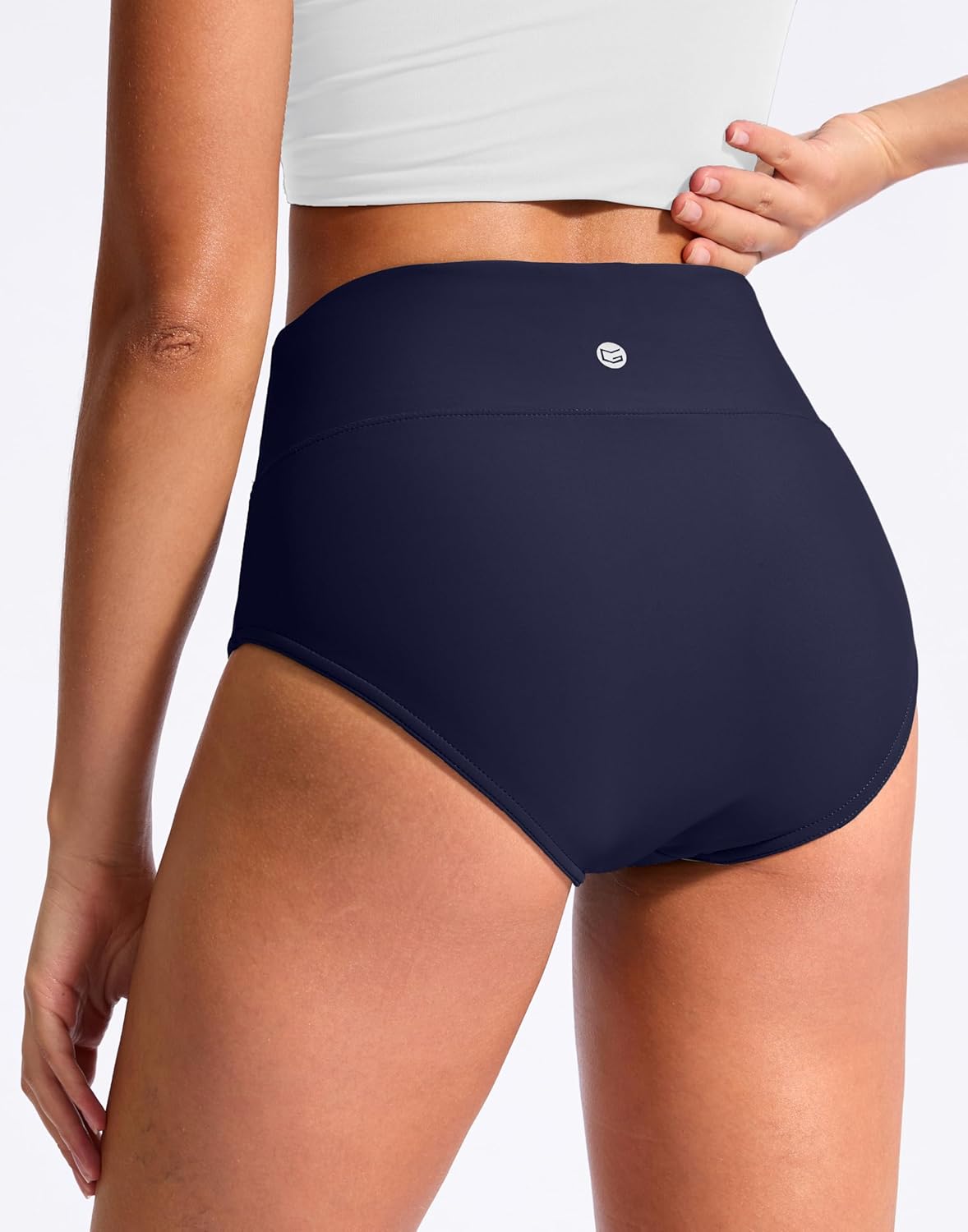 G Gradual Women's High Waisted Bikini Bottoms Tummy Control Swim Bottom Full Coverage Bathing Suit Swimsuit Bottoms for Women