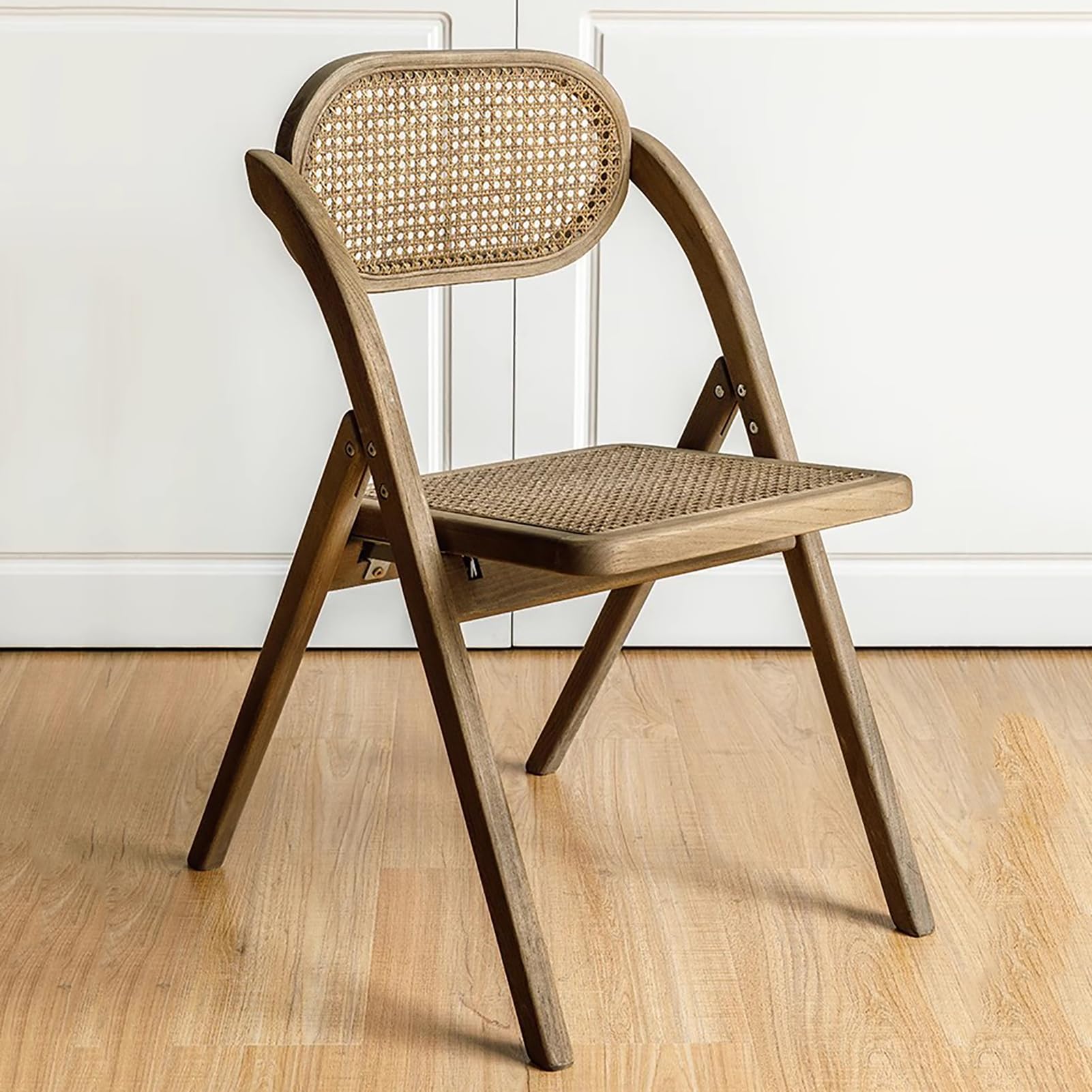 木製フレームのモダンチェア Amazon｜WestUx レトロな藤のダイニングチェア、キッチン