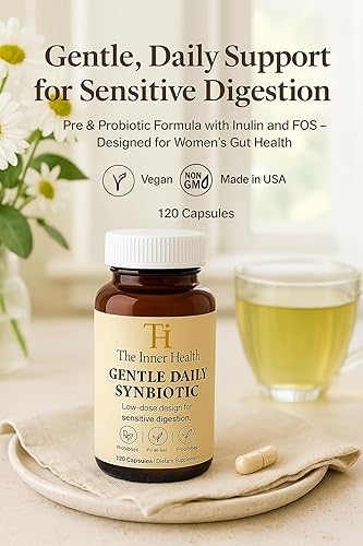 Miniatura 3 de Gentle Synbiotic - Fórmula probiótica y prebiótica baja en UFC - intestino sensible - FOS + XOS - DE111 B. subtilis, B. coagulans & L. rhamnosus -
