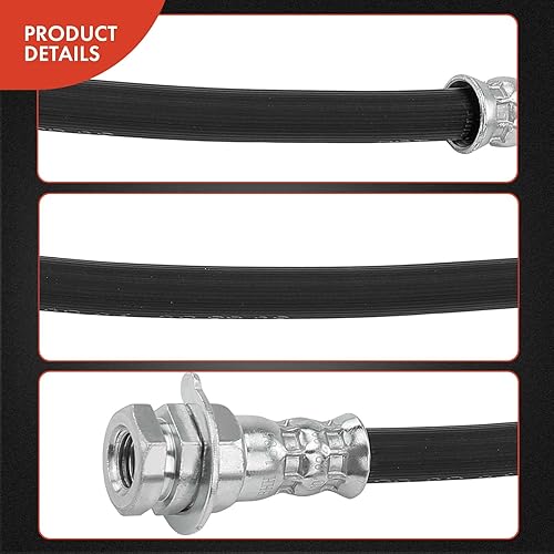 Miniatura 6 de A-Premium Manguera hidráulica de freno trasero para conductor y pasajero compatible con modelos Ford E-450 Super Duty 2003 2004 2005 2006 2007 -