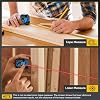 3-in-1 Laser Tape Measure with Laser Level Crosshairs |130ft/40m Laser,Digital Laser Measurement Tool wth Backlit LCD Display, Lazer Measuring Tape for Building Measurement Device, Pythagorean/Area