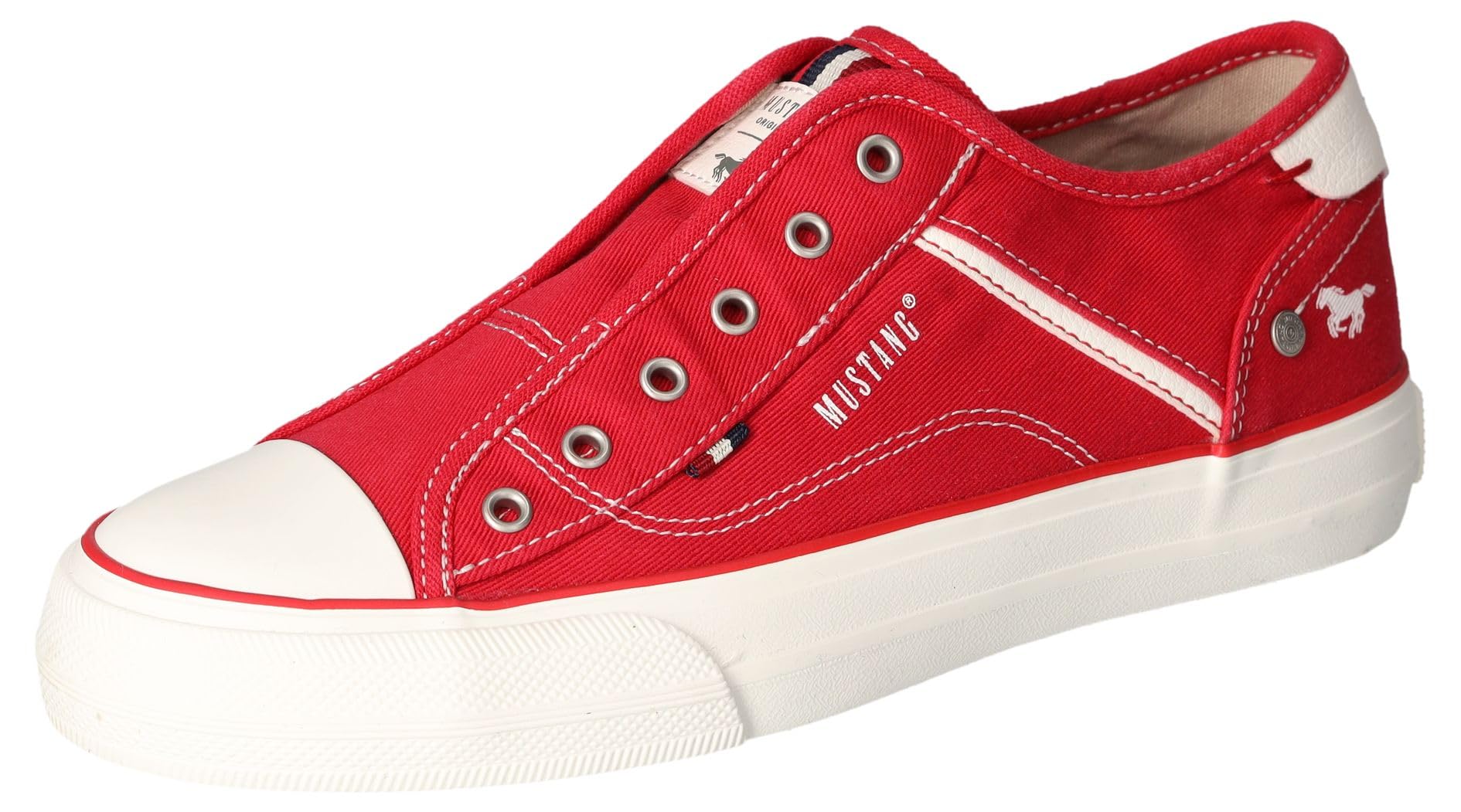 Mustang 1272-401, Women’s Slip On Trainers, Red (rot 5_Rot), 3.5 UK (36 EU)