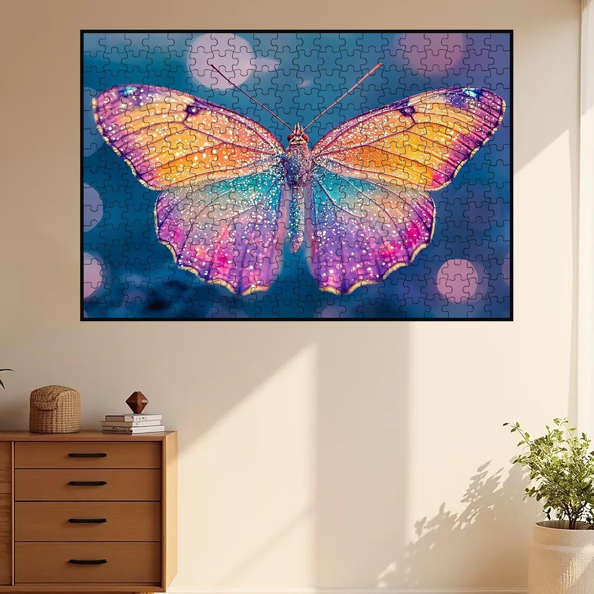 Puzzle 5000 sztuk motyl drewniane puzzle sen klasyczne puzzle wyzwanie dla całej rodziny, zabawki puzzle litery na plecach, oryginalne prezenty dla mężczyzn wystrój -2001