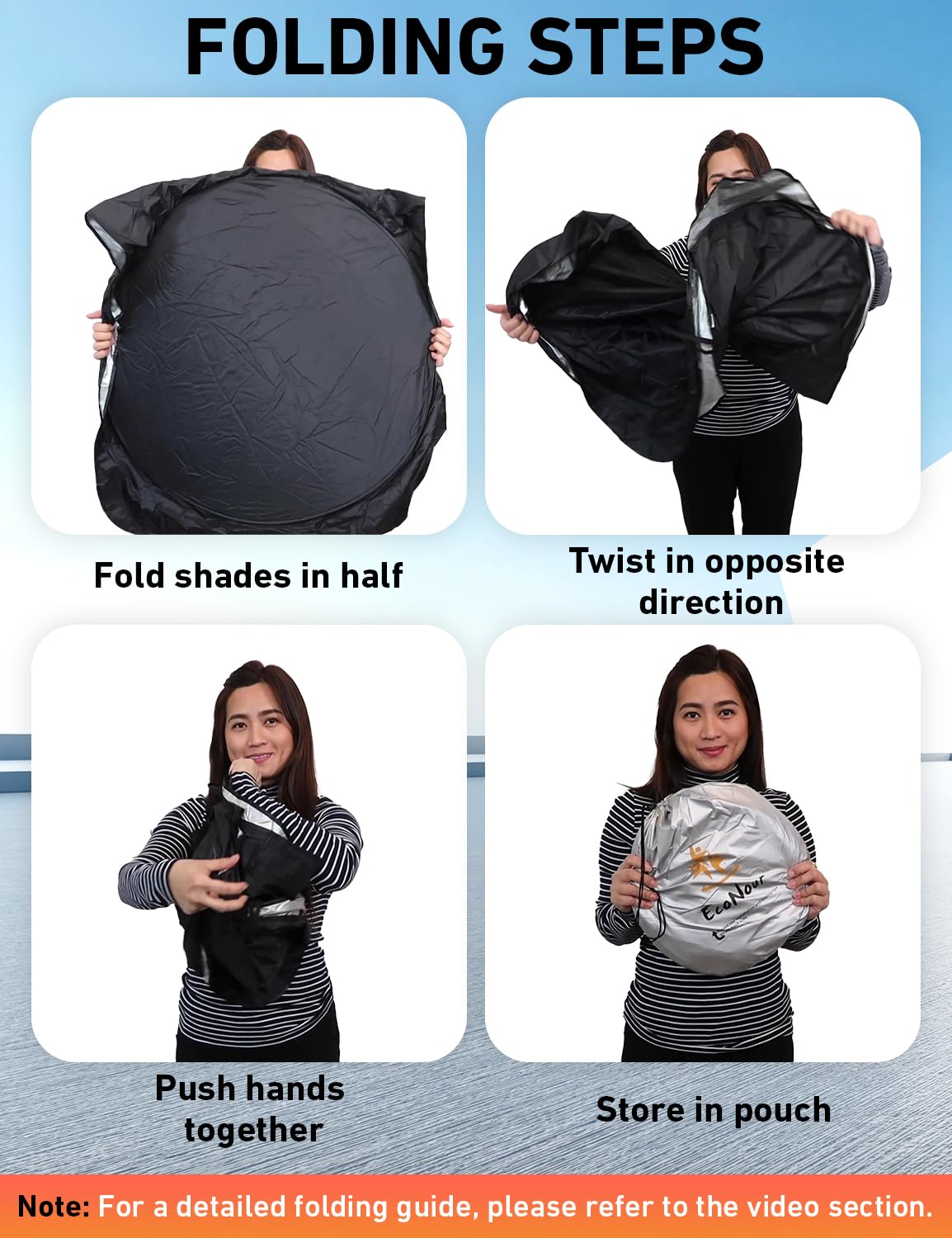 Econour Windshield Sunshade for Audi Q8 2019-2024 2025 2026, Sun Visor for Front Windshield & Window Sun Shade Cover, UV Heat Blocker & Protector, Car Accessories