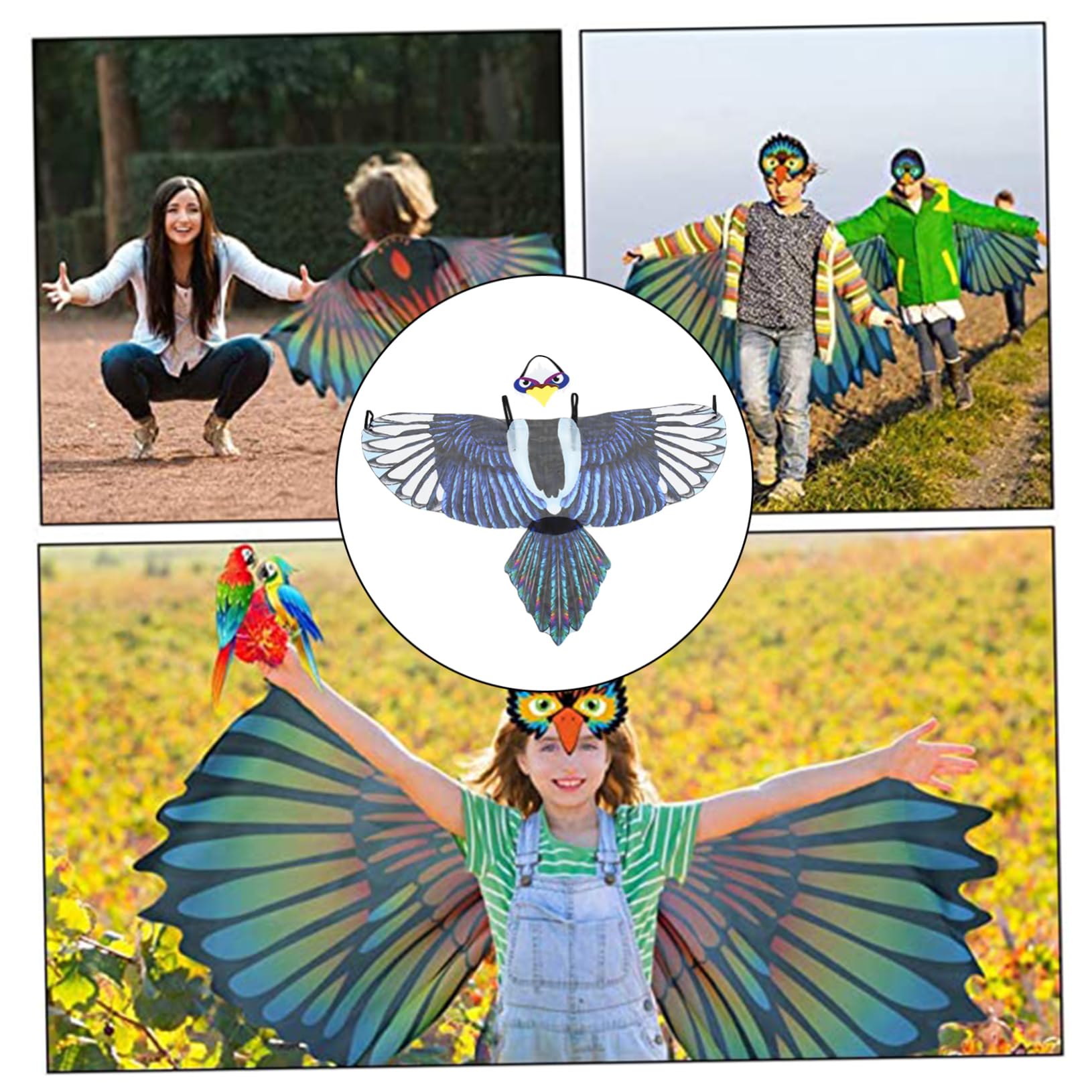 BESPORTBLE Adlerflügel Umhang - Vogel Kostüm Für Halloween & Cosplay