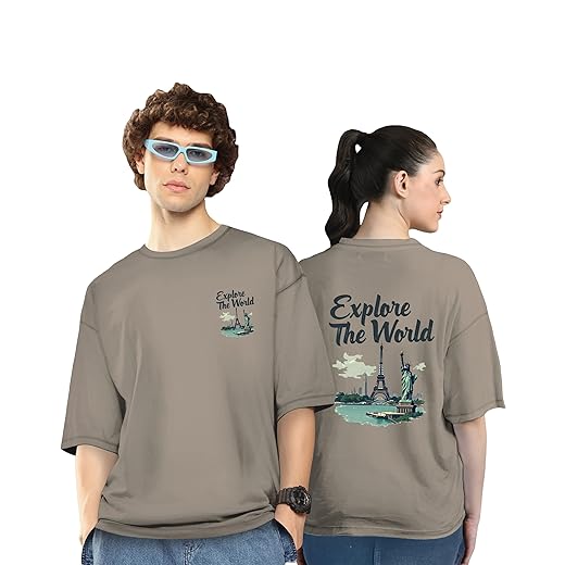 Couple T-Shirts Cotton | Oversized Tshirt for Men Women Love (Set of 2 | Regular Fit | OSHS CT2)