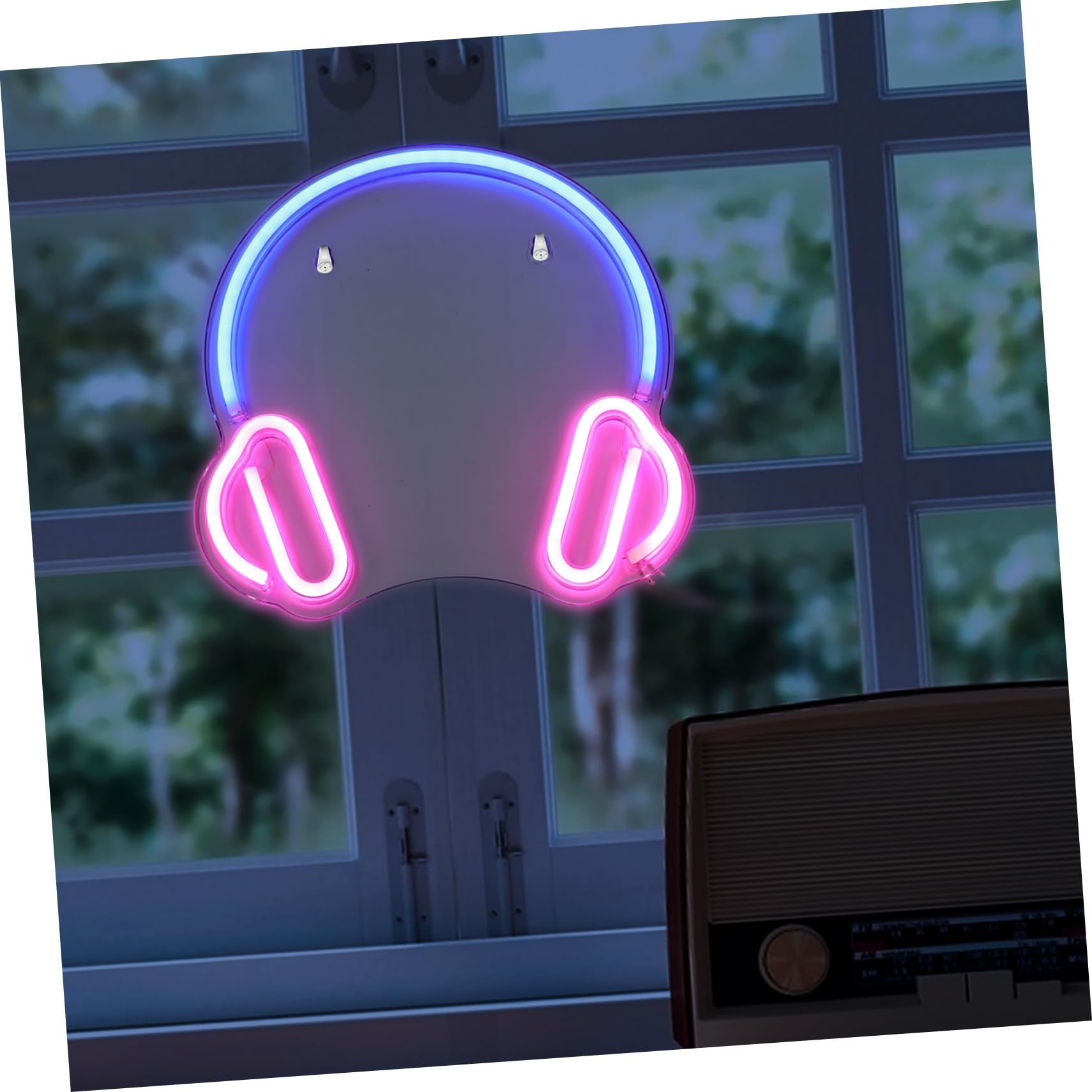 Gatuida Letrero Led De Neón Acrílico Para Decoración De Habitación y Gaming, Luz Ambiental Nocturna Usb, Cartel Luminoso Decorativo Para Dormitorio, 1 Unidad