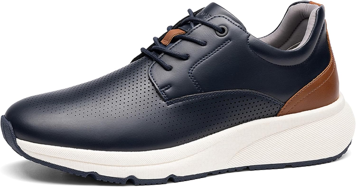 Bruno Marc Men's Casual Dress Sneakers Shoes, All-Day Comfort Cushioning Walking Breathable Lightweight Oxfords MaxFlex ActiveMetro