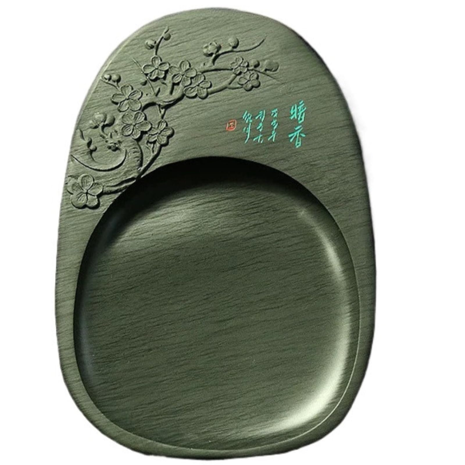 Piedra de tinta hecha a mano, 19,2 cm, piedra de tinta para caligrafía para principiantes