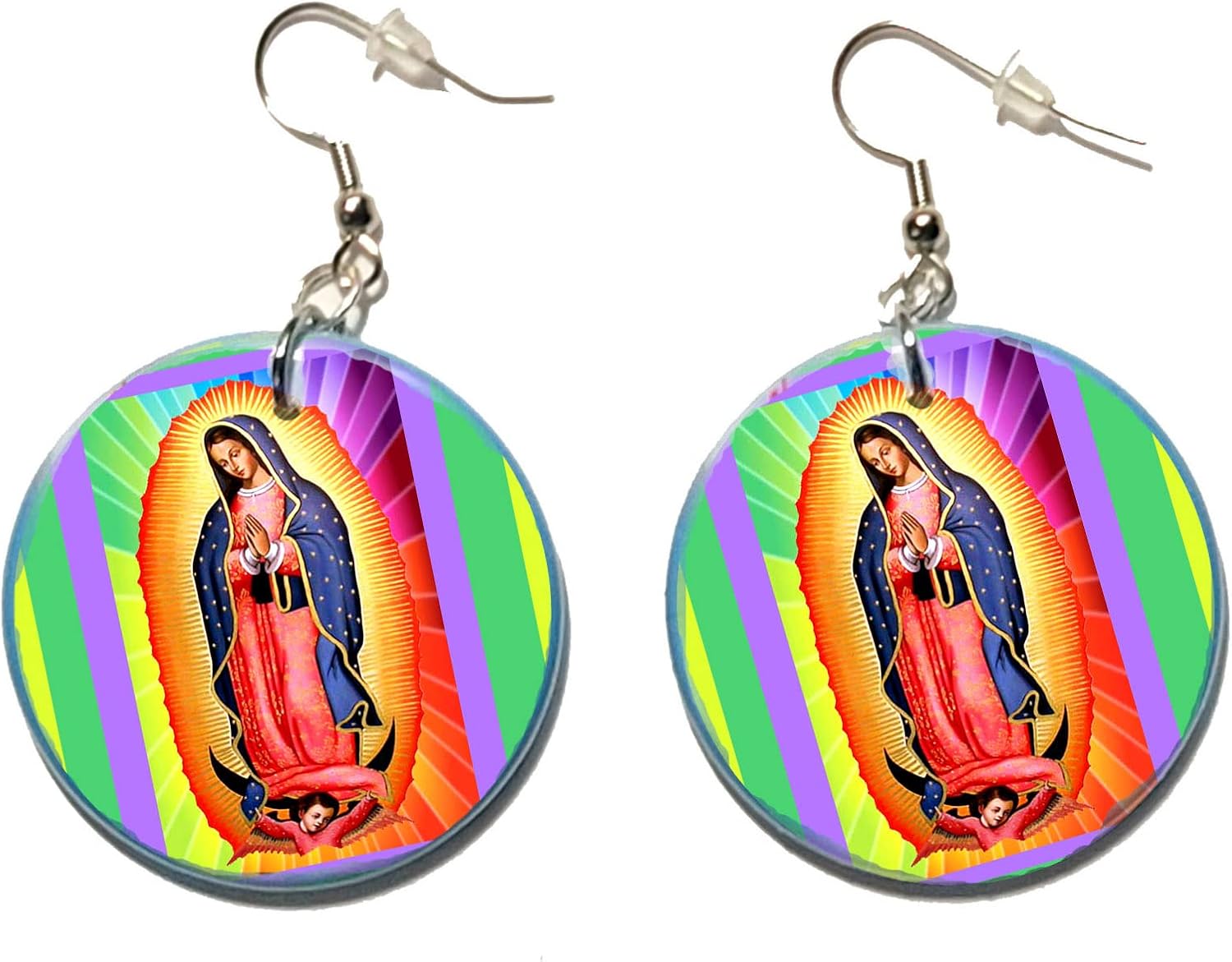 Virgin Mary Virgen de Guadalupe Earrings Set | Beautiful Faith Jewelry Virgin Mary Virgen de Guadalupe Earrings Set | Beautiful Faith Jewelry