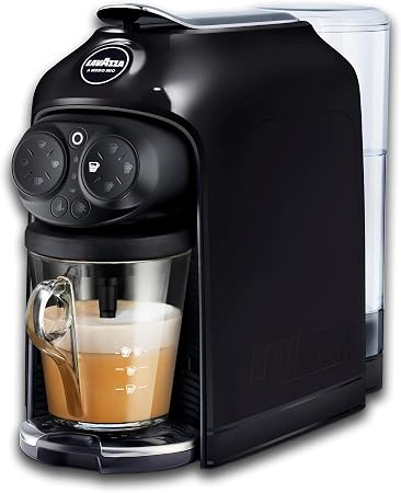 Lavazza Deséa : La Machine à Café Capsule Ultra Complète - Noir - 9 Recettes En 1 Touche !
