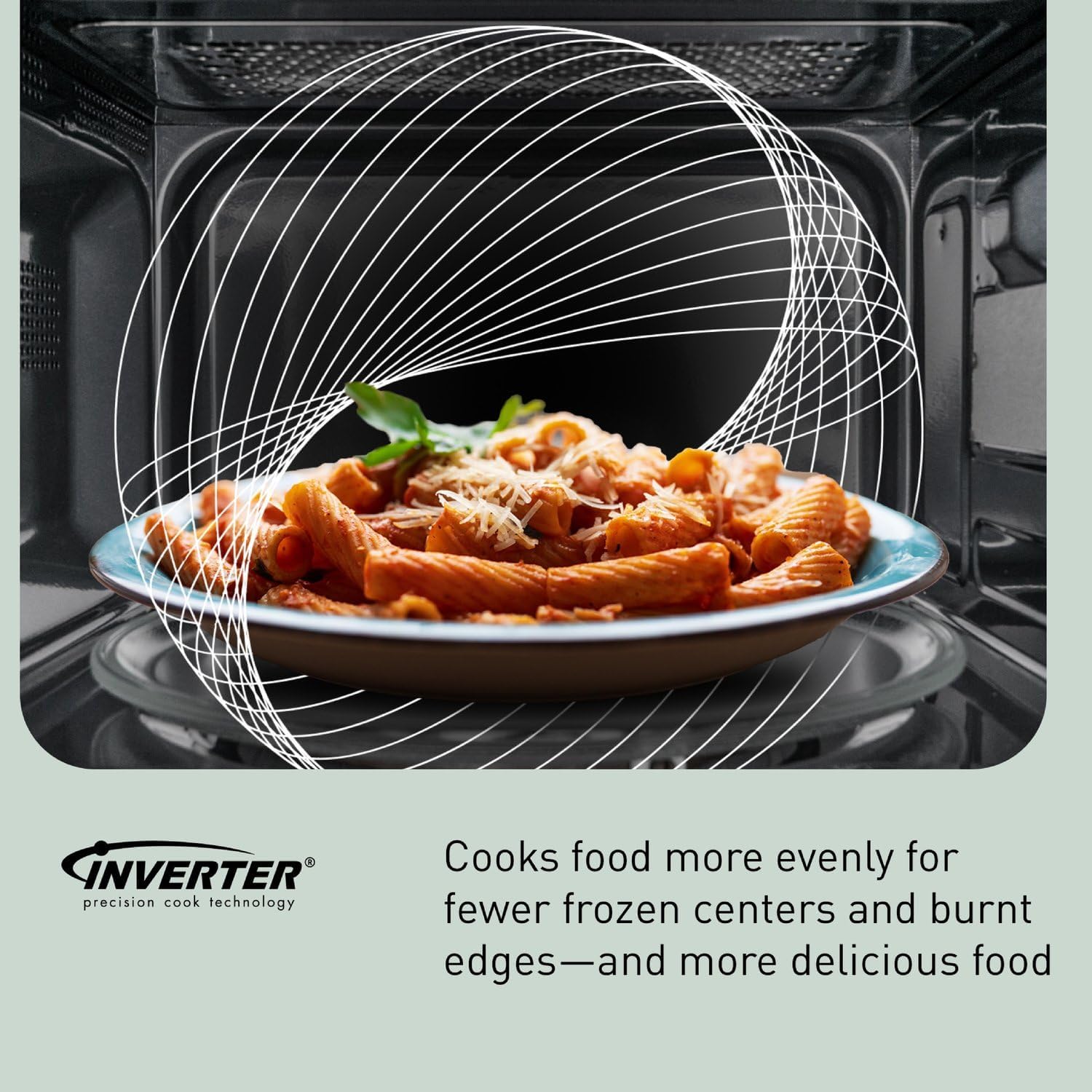 Panasonic Microwave Oven NN-SN686S Stainless Steel Countertop/Built-In with Inverter Technology and Genius Sensor, 1.2 Cubic Foot, 1200W view 7