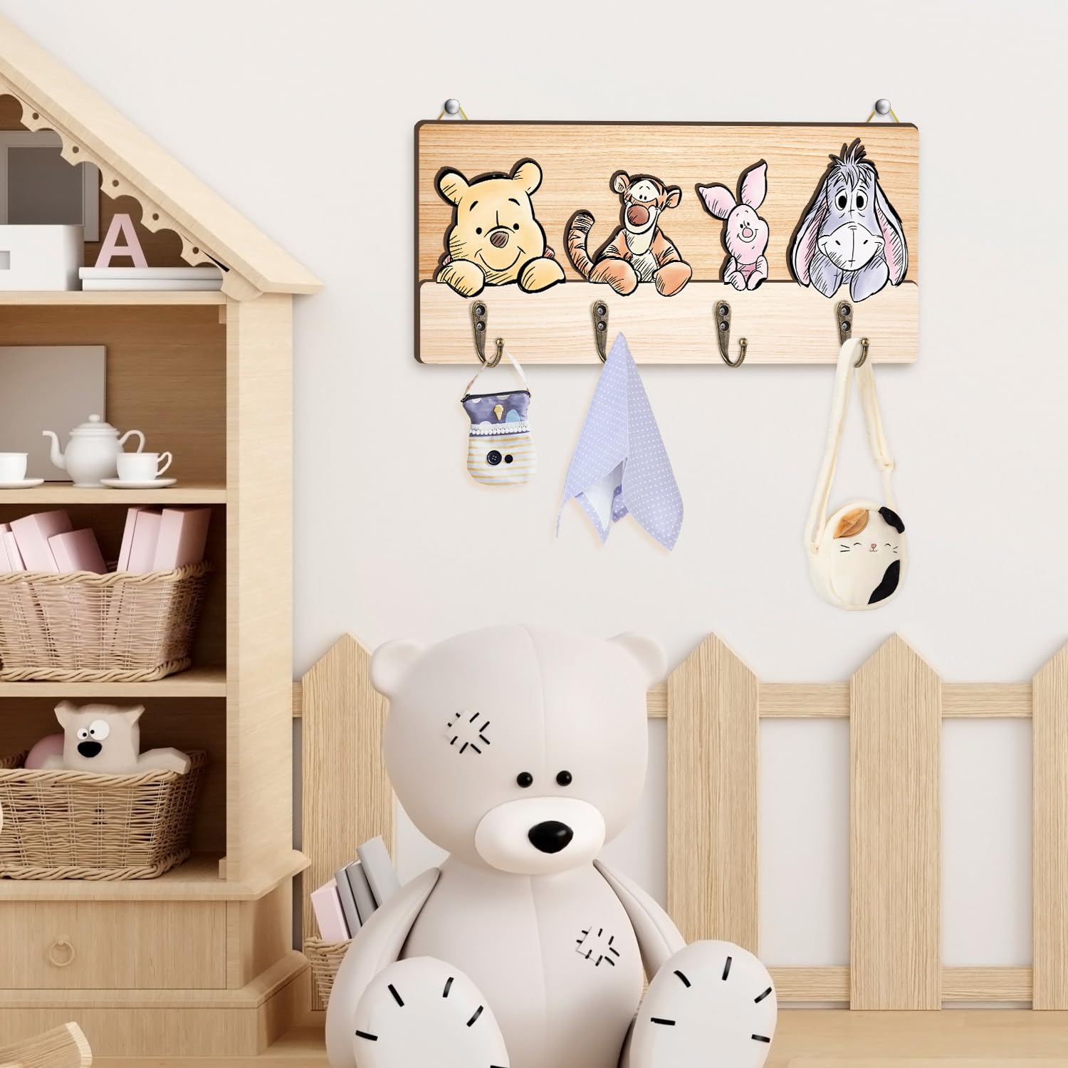 Amazon.com: ZsaTuiy Winnie Nursery Bathroom Bedroom Wall Decor