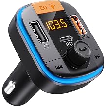 Bluetooth 5.0 Adapter PD20W+QC3.0, Bluetooth fm Transmitter for car