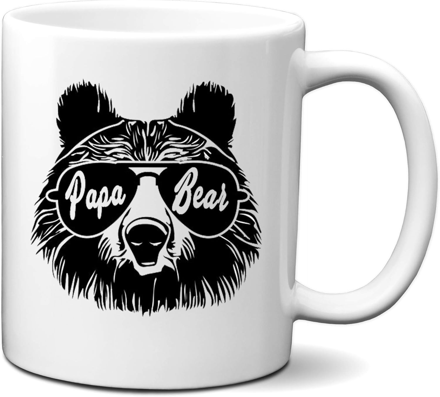 Ink Trendz Papa Bear Coffee Mug Fathers Day Mug for Dad, Dad Coffee Mug Ceramic Coffee Mug for Men Father's Day - Image 5