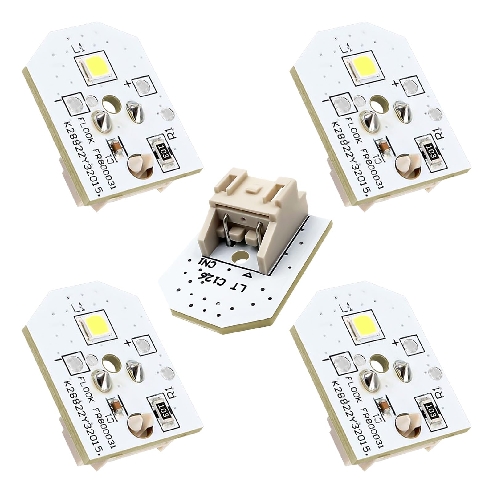 3-Pack Refrigerator LED Light Bulbs - Compatible With GE Models WR55X11132, Waterproof, Easy Install