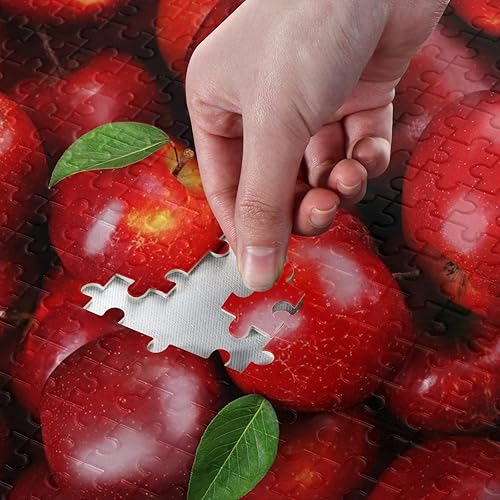 Miniatura 4 de Rompecabezas de manzanas rojas de frutas para adultos, rompecabezas de 1000 piezas, juguetes de bricolaje, regalos