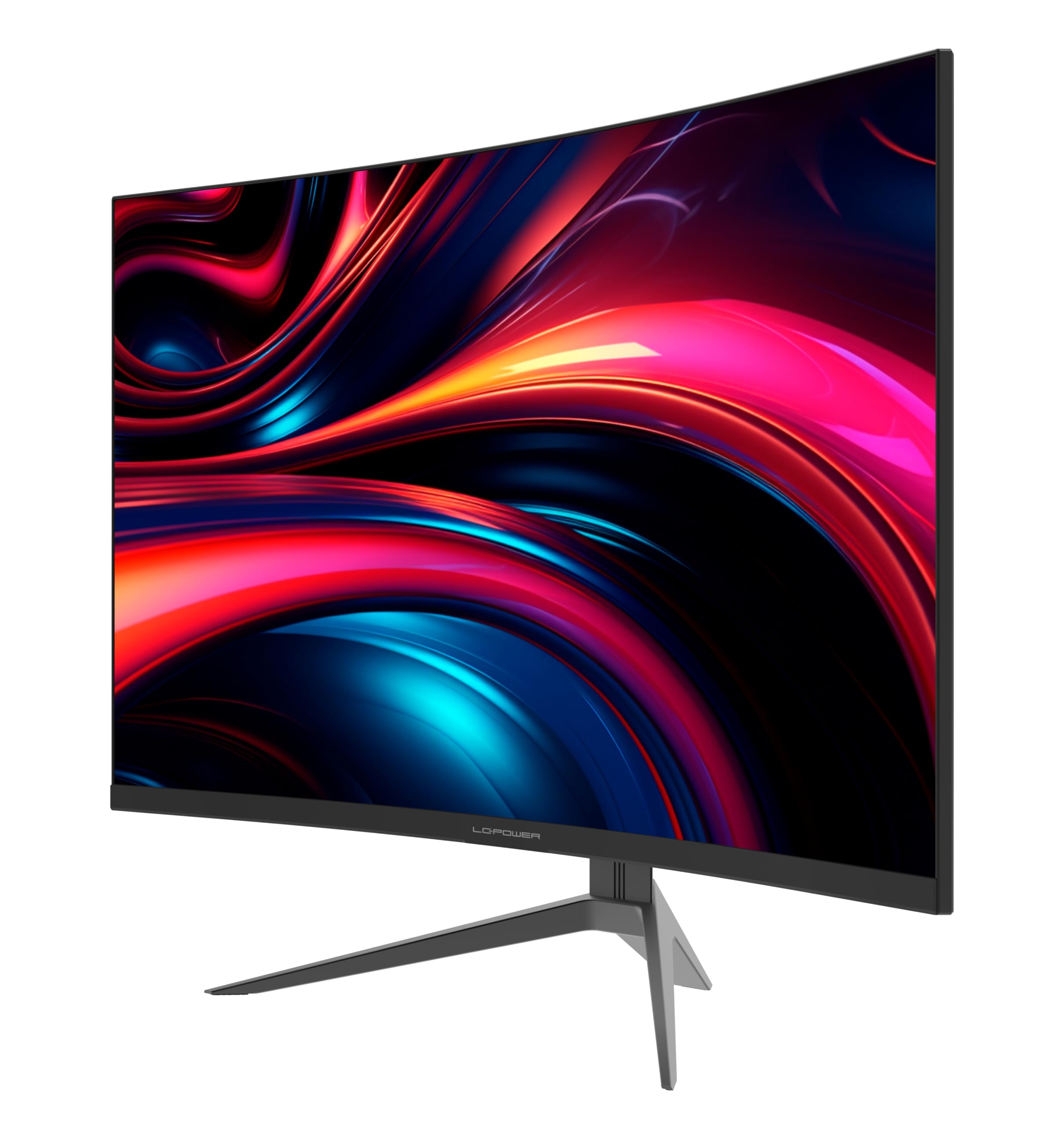 LC-Power Monitor curvo QHD da 32 pollici, 2560 x 1440, 180 Hz, 1 ms MPRT, AMD FreeSync, 3500:1, 1500R, 16:9, pannello VA, 122,1% sRGB, 93,6% DCI-P3, nero