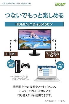 Acer モニター ディスプレイ K202HQLAbd 19.5インチ/5ms qqffhab Amazon.co.jp: Acer ディスプレイ モニター AlphaLine