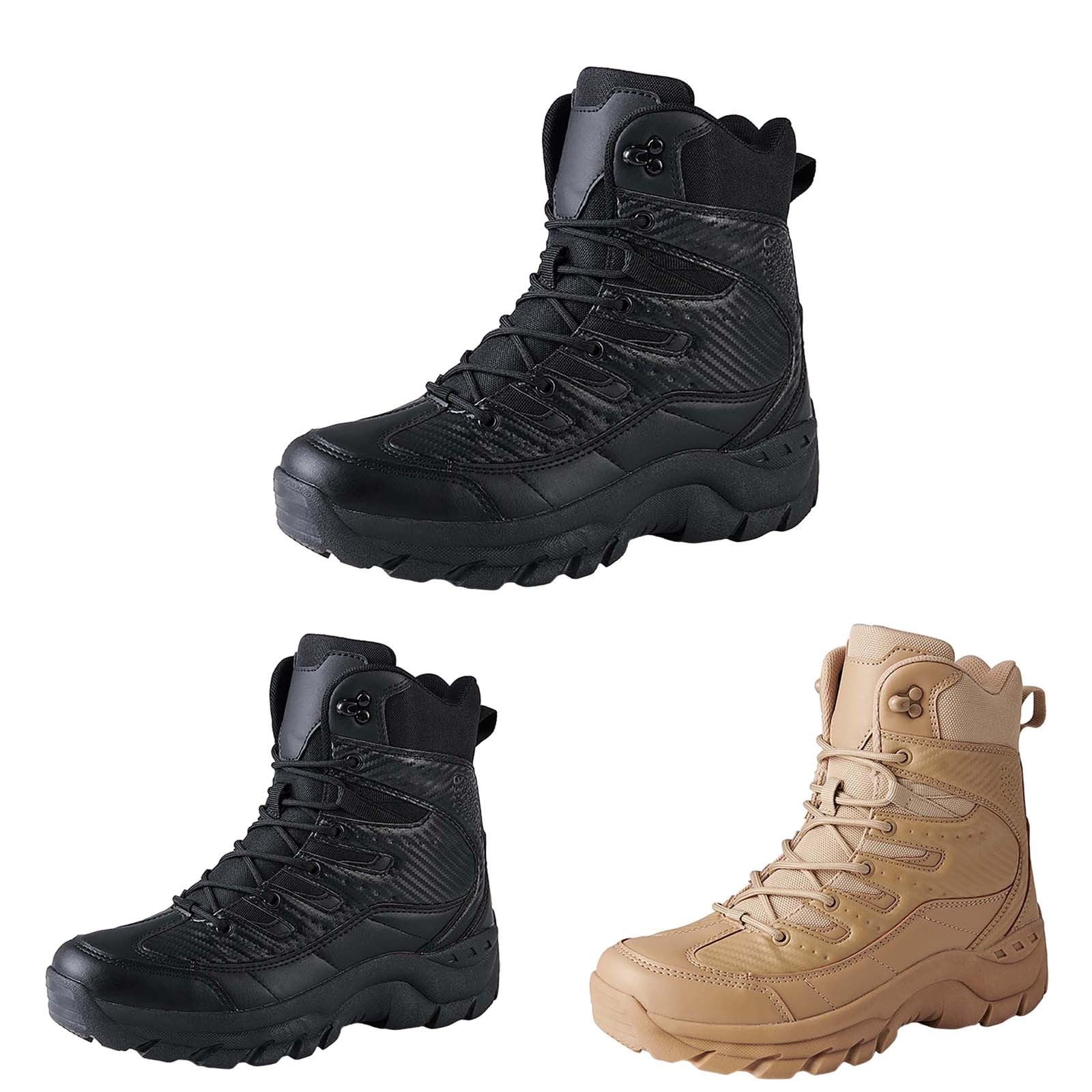 Bottes de randonnée d'extérieur pour homme : chaussures d'hiver antidérapantes, bottes de neige montantes, imperméables, chaussures de randonnée, chaussures d'escalade, chaussures de trekking,