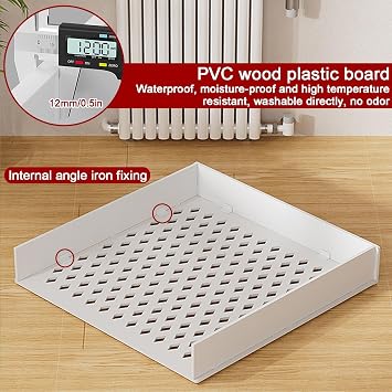 Radiator Cover, Home Radiator Covers, Four Sides Protective Heating Cabinet, Waterproof PVC Board, Hollow Design, Decorative Cabinet(100x60x20cm/39x24x8in)