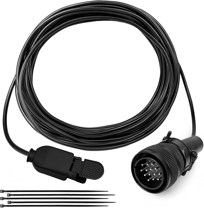 25FT Welding Torch Finger Switch 14-PIN for Miller Welder Tig Torch Control | Tig Torch Trigger Switch Welding Accessories, Enables Remote Finger Control for TIG Torch Handles, for Fabrication Repair