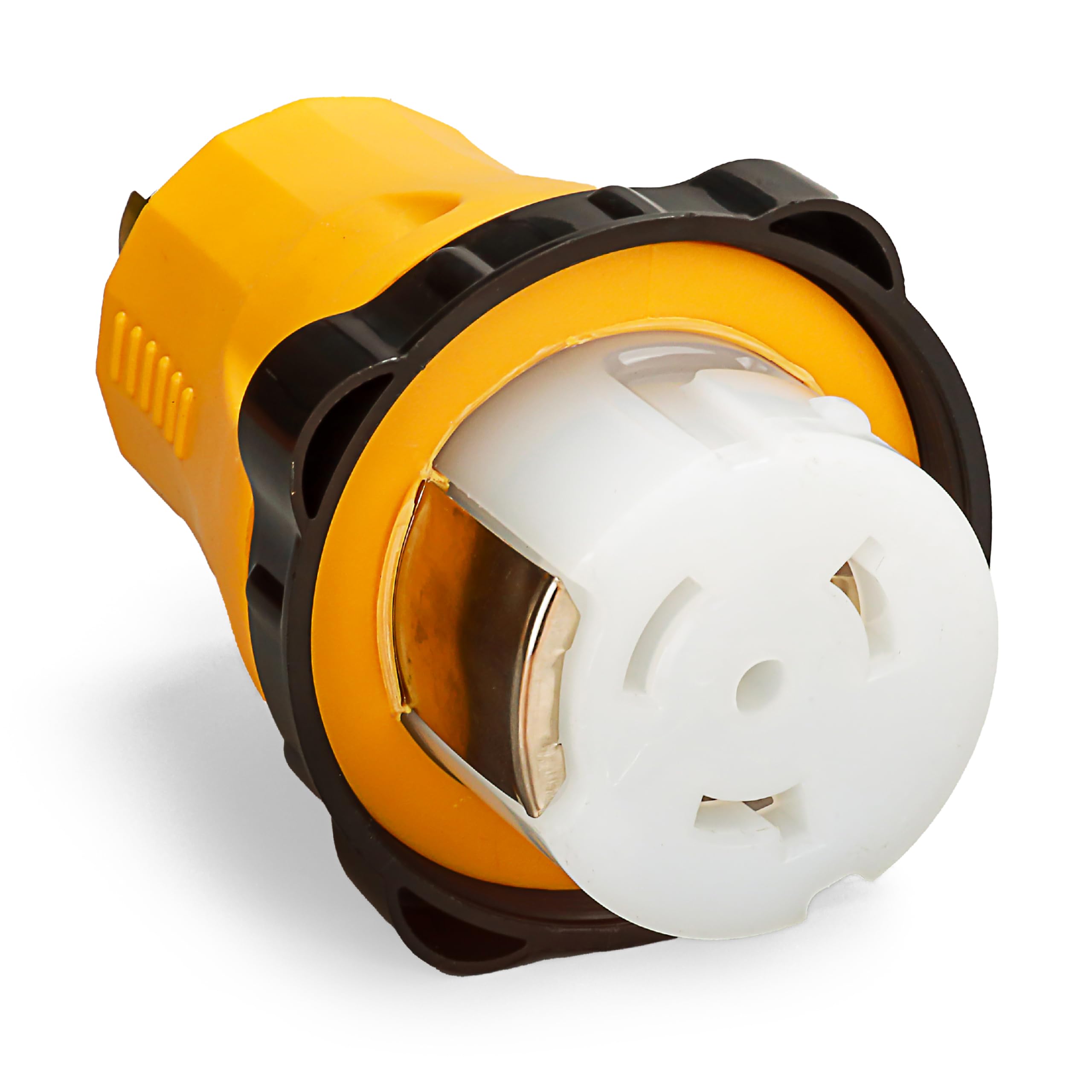 BlueStars L14-30P to SS2-50R Marine Power Generator Adapter 30/50A 125/250V, Twist Locking Generator 4 Prong Male Plug to 50A Marine Shore Power SS2-