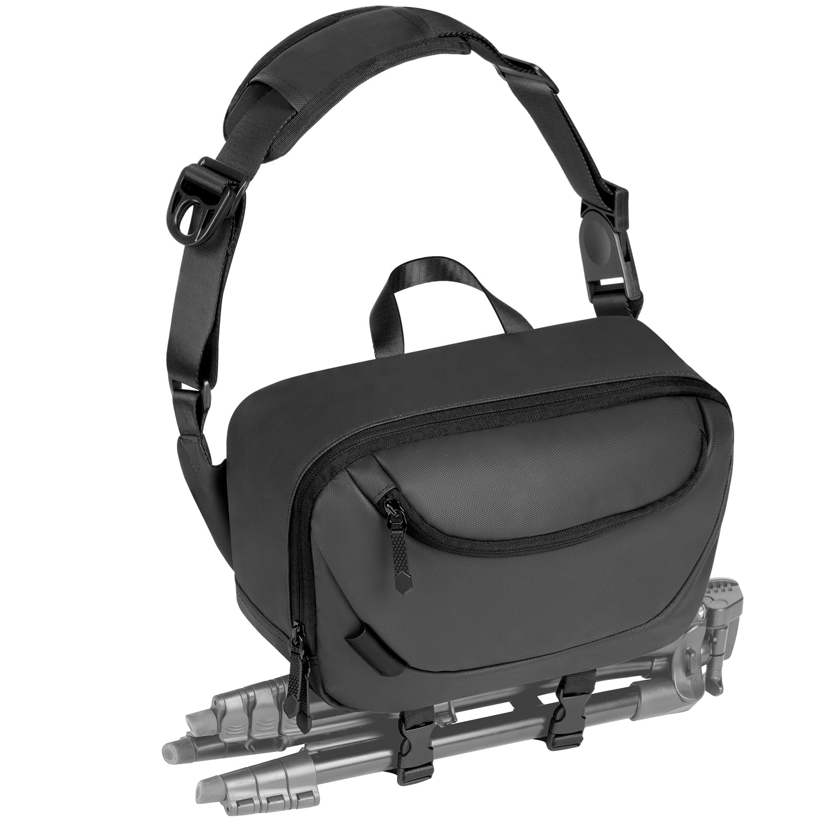 Flintronic Borsa Fotocamera, Impermeabile Antiurto Custodia per Fotocamera Obiettivo, Cinghia Regolabile, Fodera Morbida e Soffice, Leggero Borsa Fotografica, SLR DSLR Obiettivi & Accessori-32*20*13cm