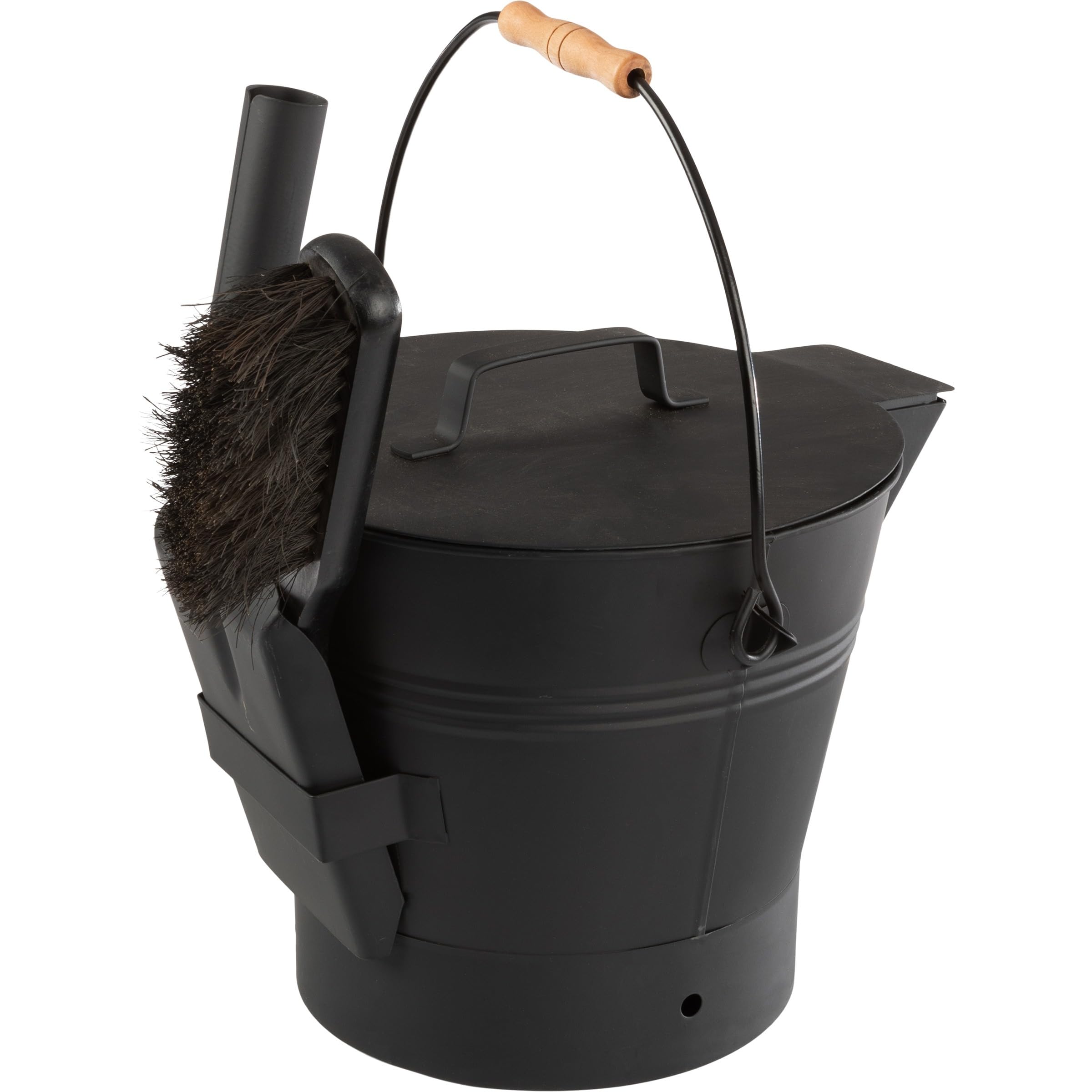 Amazon.com: Wakeman Ash Bucket - Metal Bucket with Lid (2.11