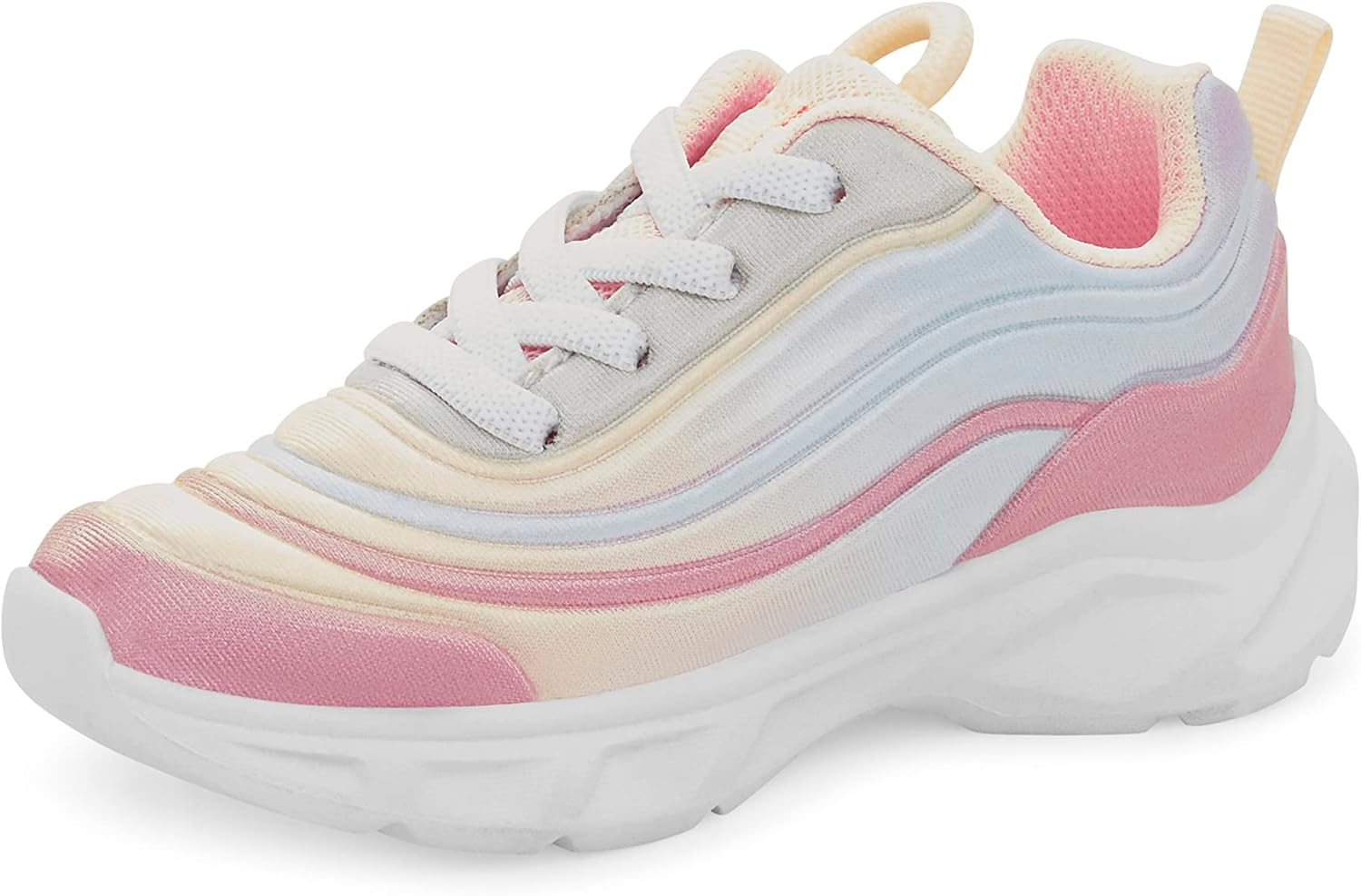 carter's Girls Chicago Light Up Sneaker, Multi, 6 Toddler