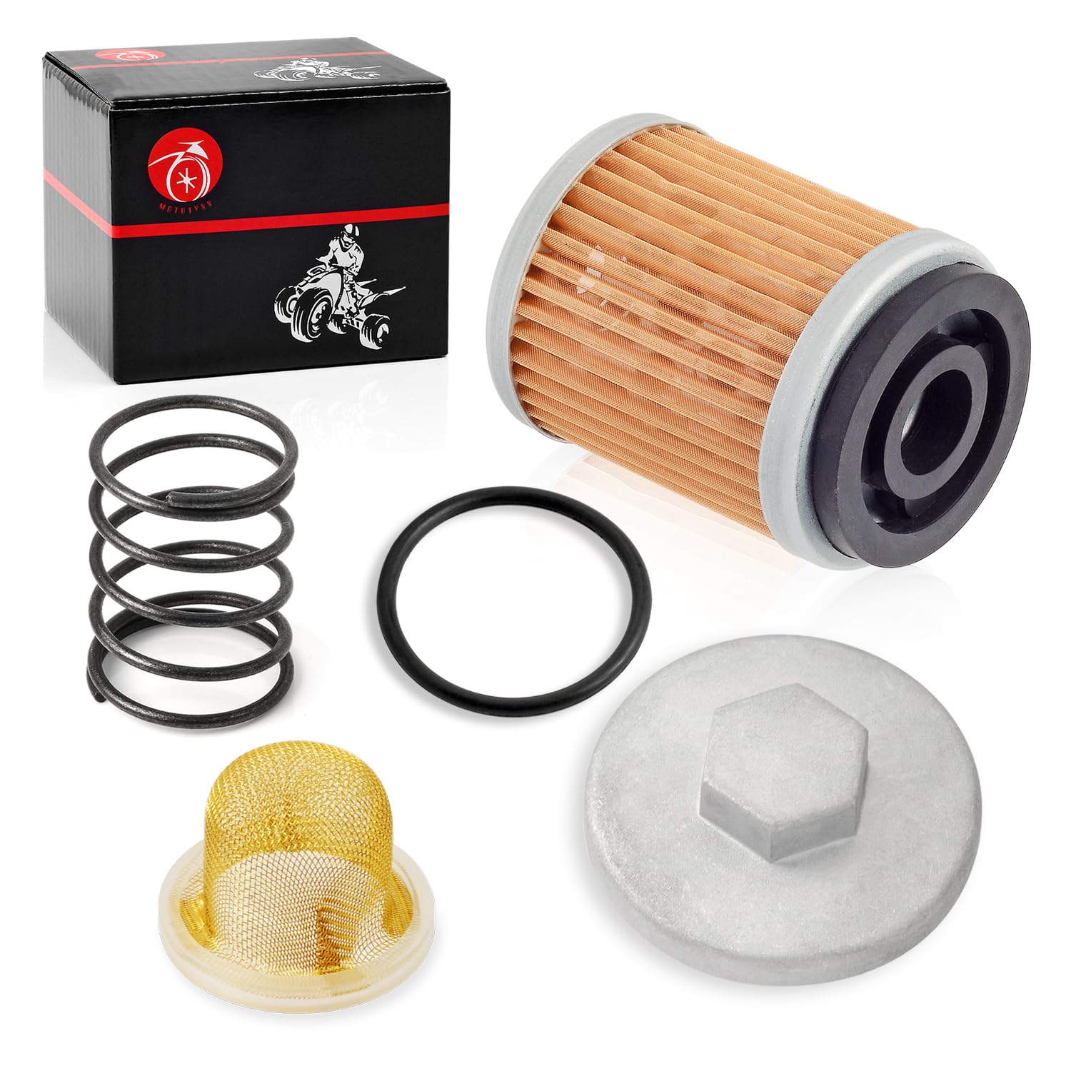 Amazon.com: Oil Drain Plug CAP & Spring Oil Filter Strainer For