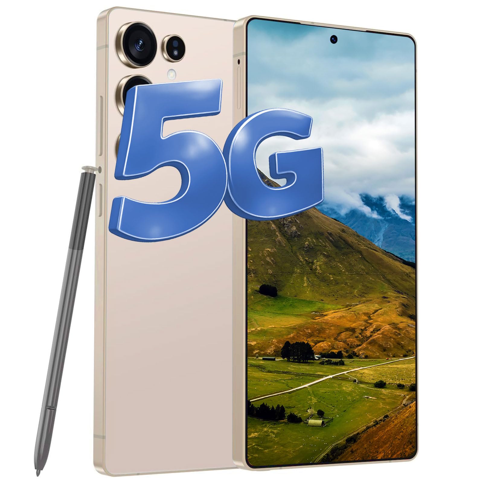 I25 Ultra 5G Unlocked Smartphone with Built-in Pen, 6.99" Large HD+ Screen, Android 14 Ce…